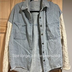 Blu Pepper Light Blue Denim Jean jacket